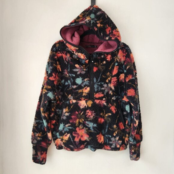 Prana Polar Escape Half Zip Jacket Fleece Sherpa Sweatshirt Cozy Hiking XS - Picture 2 of 10